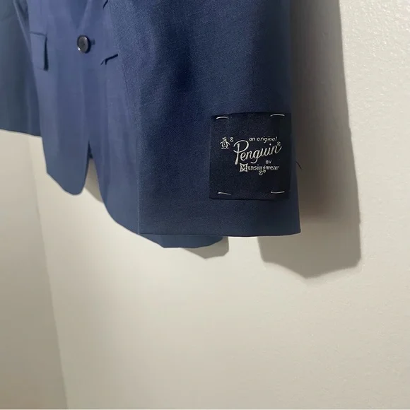 NWT Original Penguin Mens Navy Slim Fit Suit (only Jacket) 44R NEW